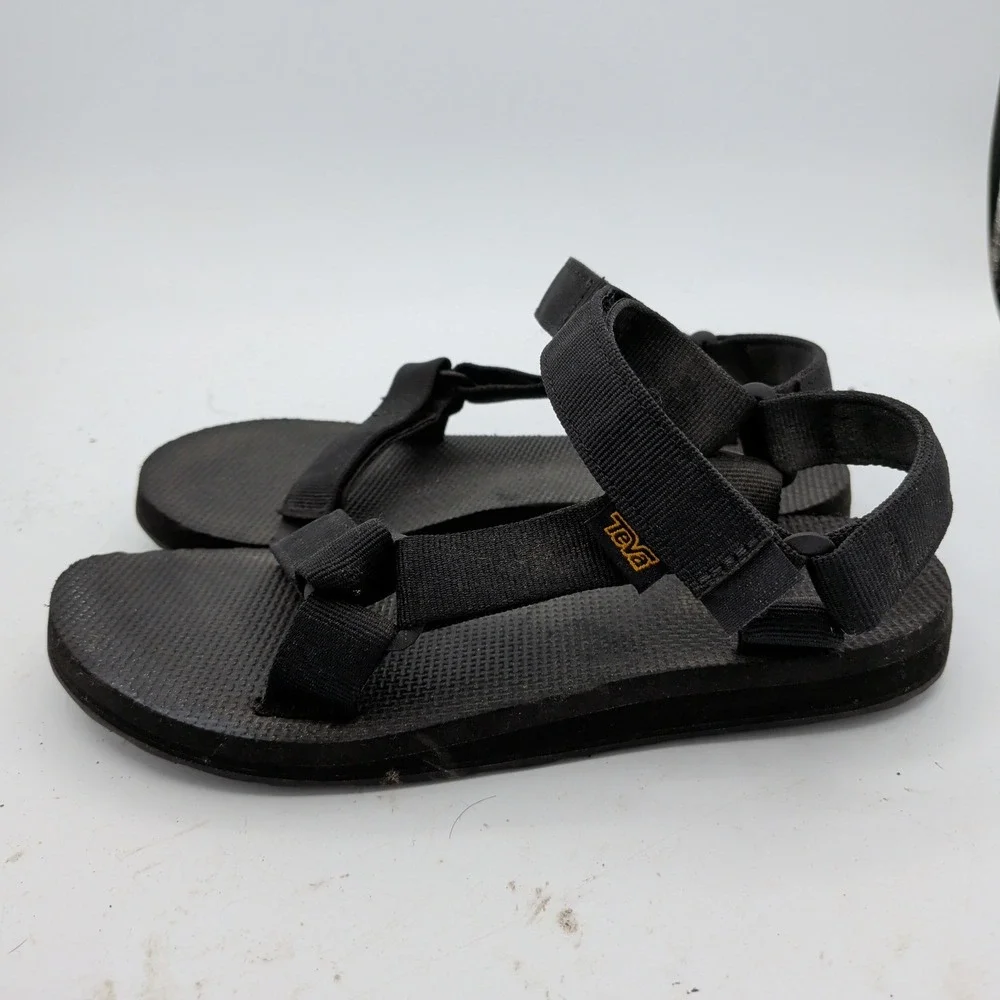 Teva Original Universal Black Sport Sandals Mens 7 Womens 9 1003987 Hiking Shoes